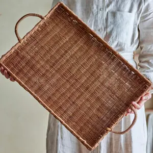 Bloomingville Rattan Nevin Serving Tray Nature